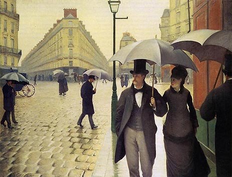 Gustave Caillebotte Paris Street Rainy Weather